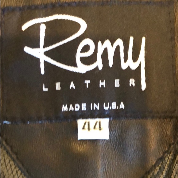 Remy black leather blazer - Picture 9 of 13